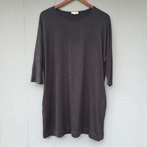 Wilfred Free Marl Black Dolman Sleeve Dress Small
